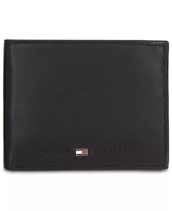 Tommy hilfiger men Men's Brax Leather RFID Traveler Wallet